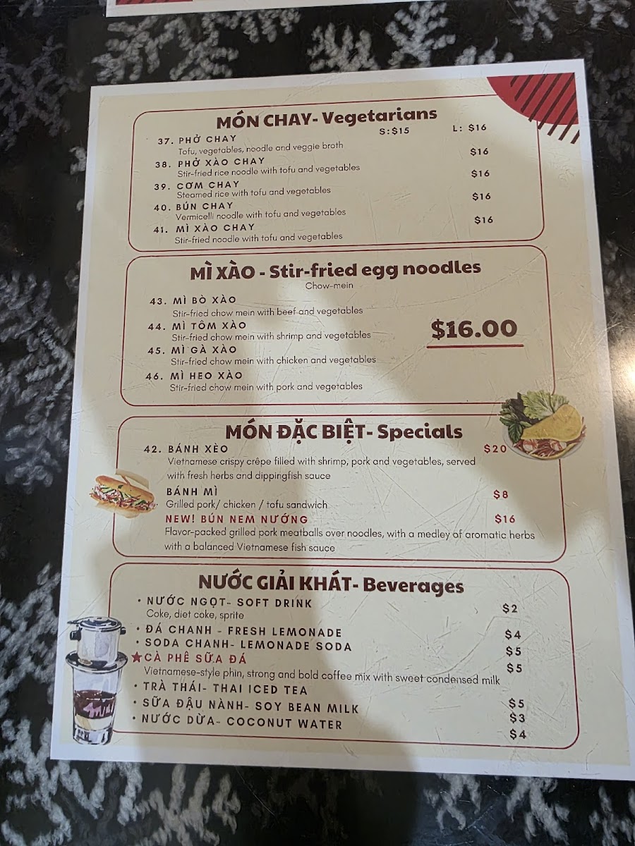 Phở Ba Menu - Image 6